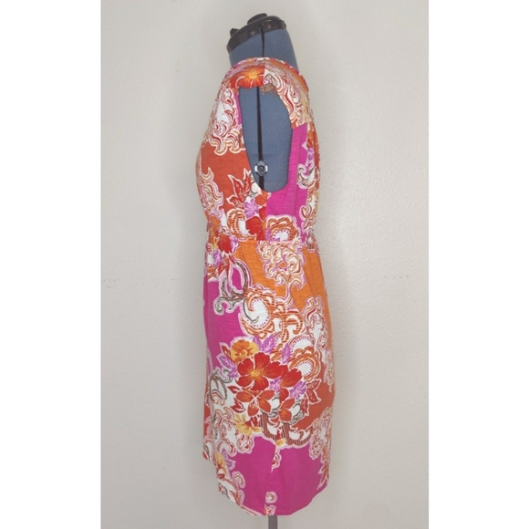 SONOMA Multicolor Pattern Empire Waist Sleeveless Midi Sun Dress - Picture 2 of 9